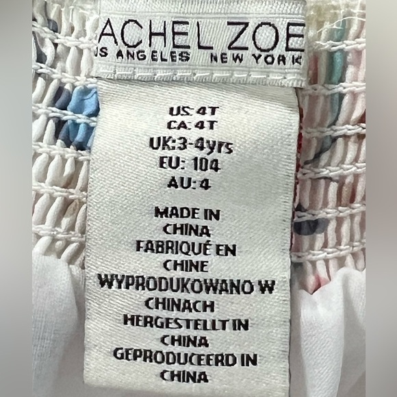 Rachel Zoe Floral Sun Dress in Pink and Blue Size 4Toddler - Picture 8 of 8